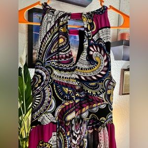 Beautiful silky dress, would be great for a date night.